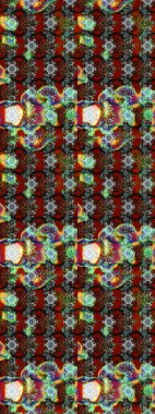 Küçük kahverengi çiçeklerdeki oldukça eski bir besin torbası deseni. Tekstil, kumaş, kapaklar, duvar kağıtları, baskı, paket, koleksiyon defteri, örgü, dekupaj için çiçek arkaplanı..