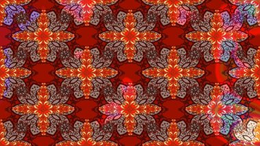 Zarif, parlak ve kırmızı çiçek desenli eskiz. Sabıka baskıları, bebek kıyafetleri, duvar kâğıtları, paket kutuları vb..