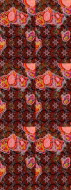 Kahverengi renkte manzaralı çiçek deseni. Çiçek kompozisyonu, el boyası, hassas şablon. Üst manzara, yumuşak stil. Sevgililer günü ve tebrik kartı konsepti için şık bir davet.