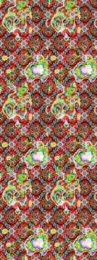 Çiçekli, yapraklı, çiçek desenli eskiz. El çizimi. Raster illüstrasyonu.