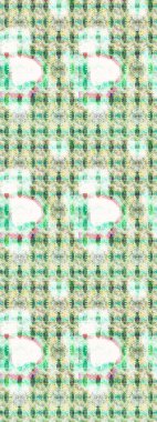 Raster illüstrasyonu. Şirin karalamalı çiçek desenli çizim. Çizim stili tarafsız ve yeşil renklerde. El yapımı çiçek ve bitki koleksiyonu. Raster illüstrasyonu.