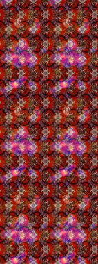 Soyut çiçek çizim kalıbı arka planı. Raster deseni. Raster illüstrasyonu. Kahverengi renklerde. Küçük çiçekte sevimli çiçek deseni var..