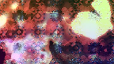 Çiçekli bahar çiçekleri. Küçük çiçekte güzel bir desen. Küçük renkli çiçekler. Moda baskıları için zarif bir şablon. Motley illüstrasyonu.