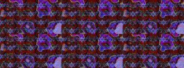 Soyut etnik raster çizim kalıbı. Kabile sanatı boho baskısı, klasik çiçek arkaplanı. Arkaplan dokusu, duvar kağıdı, kırmızı renkli çiçek teması.