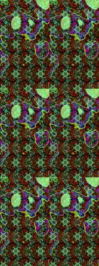 Fantezi çiçekli eskiz deseni, doğal duvar kağıdı, çiçek desenli kıvrım çizimi. Paisley el çizimi elementler. Ev dekoru.