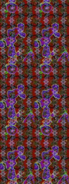 Suluboya çizim kalıbı. Dekorasyon ve tasarım için güzel bir desen. Moda baskısı. Çiçeğin suluboya çizimlerinin mükemmel deseni. Eski.