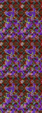 Anti-stres için soyut örnek sayfası. Raster illüstrasyonu. Kahverengi renklerde.