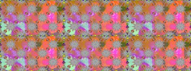 Küçük ölçekli çiçek basit şirin desende. Üretim, duvar kağıdı, baskı, hediye paketi ve scrapbooking Tekstil veya kitap için çiçek sorunsuz arka plan kapsar. Raster illüstrasyon.