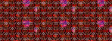 Soyut etnik raster çizim kalıbı. Kabile sanatı boho baskısı, klasik çiçek arkaplanı. Arkaplan dokusu, duvar kağıdı, kahverengi renkli çiçek teması.