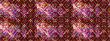 Çiçekli karalama şeklinde Raster çiçek deseni. Yumuşak, bahar çiçekli arka plan. Kahverengi renkte çiçekler.