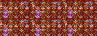 3D çiçekler, eskiz. Raster illüstrasyonu. Kahverengi renklerde.