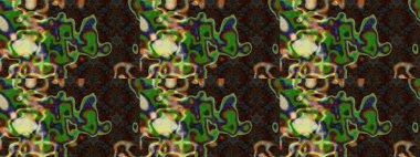 Organik motif arka planı. Çizim kalıbı. Raster illüstrasyonu. Ultraviyole kumaş deseni.