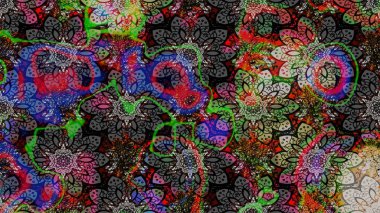 Çiçekli çiçek deseni, suluboya. Gri renkli çiçekler. Renkli bahar temalı eskiz kalıbı. Düz Çiçek Elementleri Tasarım Raster illüstrasyonu.