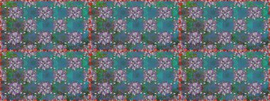Çiçekler suluboya seamless modeli. Raster şık kumaş deseni.