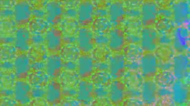 Renkli unsurlarla hareketli arka plan görüntüleri. Çiçekler. Eski model. Bayrak tarzı. Video kaydı. Şablon. Döngü. Kusursuz.. 