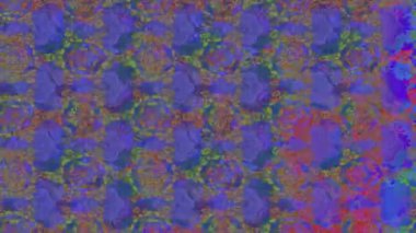 Renkli unsurlarla hareketli arka plan görüntüleri. Çiçekler. Eski model. Bayrak tarzı. Video kaydı. Şablon. Döngü. Kusursuz.. 