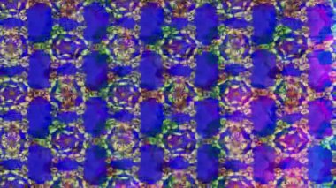 Renkli unsurlarla hareketli arka plan görüntüleri. Çiçekler. Eski model. Bayrak tarzı. Video kaydı. Şablon. Döngü. Kusursuz.. 