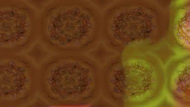 Renkli unsurlarla hareketli arka plan görüntüleri. Çiçekler. Eski model. Bayrak tarzı. Video kaydı. Şablon. Döngü. Kusursuz.. 