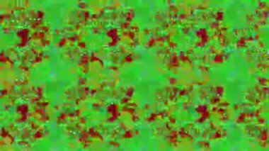 Renkli unsurlarla hareketli arka plan görüntüleri. Çiçekler. Eski model. Bayrak tarzı. Video kaydı. Şablon. Döngü. Kusursuz.