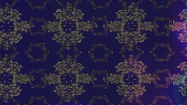 Renkli unsurlarla hareketli arka plan görüntüleri. Çiçekler. Eski model. Bayrak tarzı. Video kaydı. Şablon. Döngü. Kusursuz.. 