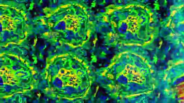 Renkli unsurlarla hareketli arka plan görüntüleri. Çiçekler. Eski model. Bayrak tarzı. Video kaydı. Şablon. Döngü. Kusursuz.. 