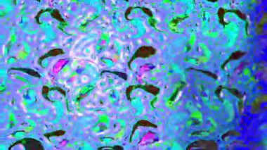 Renkli unsurlarla hareketli arka plan görüntüleri. Çiçekler. Eski model. Bayrak tarzı. Video kaydı. Şablon. Döngü. Kusursuz..