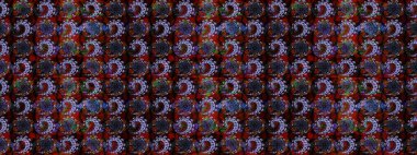 El yapımı çiçek ve bitki koleksiyonu. Raster illüstrasyonu. Eskiz tarzı siyah renkler. Şirin karalamalı çiçek desenli çizim. Raster illüstrasyonu.