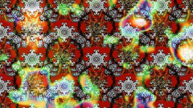 Üzerinde gelincikler ve vadi zambakları olan renkli çiçek desenli nakış deseni. Tekstil tasarımı için gri renkli geleneksel halk çiçekleri buketi.