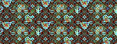 Manzaralı çiçek deseni. Çiçek kompozisyonu, el boyası, hassas şablon. Üst manzara, yumuşak mavi renk tarzı. Sevgililer günü ve tebrik kartı konsepti için şık bir davet.