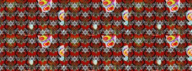 Küçük çaplı çiçeklerdeki basit şirin desenler. Tekstil veya kitap kapakları, imalat, duvar kağıtları, baskı, hediye paketi ve yapıştırma kitabı için çiçek eskizi geçmişi. Raster illüstrasyonu.