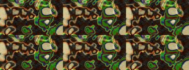 Organik motif arka planı. Çizim kalıbı. Raster illüstrasyonu. Ultraviyole kumaş deseni.