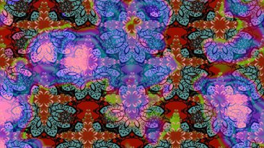 Çizim çiçek deseni duvar kağıdı, web sitesi arka planı, ambalaj kağıdı, davetiye, broşür, afiş veya web sitesi için kullanılabilir. El çizimi Raster çizimi. Karalama elementleri.