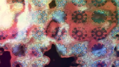 Klasik çiçek tasarımı elementleri. Tarafsız kıvırcık çiçekler tarafsız renklerde şekillenir. Raster illüstrasyonu.