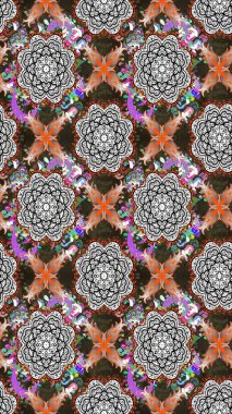 Raster düz çiçek çizim deseni. Hediye ambalaj kağıdı, tebrik kartları, posterler ve pankart tasarımı. Gri renkli çiçekler.