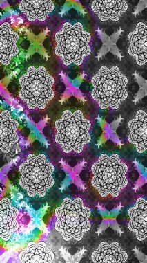 Eski usul küçük çiçekli şirin bir eskiz deseni. Moda arka planında parlak buketler. Kumaş, duvar kağıdı ve kağıt üzerine baskı yapmak için gelişen arka plan. Raster illüstrasyonu.