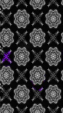 El yapımı çiçek ve bitki koleksiyonu. Raster illüstrasyonu. Eskiz tarzı siyah renkler. Şirin karalamalı çiçek desenli çizim. Raster illüstrasyonu.