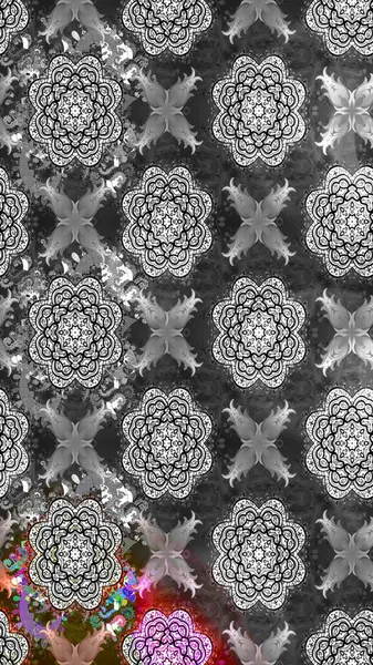 Beautiful watercolor Bouquet of summer flowers sketch pattern. Nice fabric pattern.