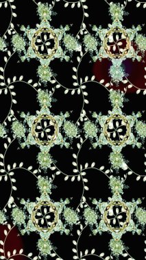 Güzel çiçek deseni. Siyah renkli çiçekler. Renkli Bahar Teması eskiz kalıbı. Düz Çiçek Elementleri Tasarımı.