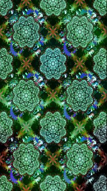 Parlak renkli çiçekli ve yeşil yapraklı harika bir çiçek deseni. Moda baskıları için zarif bir şablon. Modern çiçek arkaplanı. Halk stili.