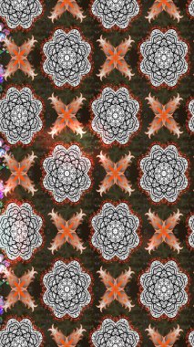 Şirin çiçek elementleri. Gri renkli çiçekler. Raster illüstrasyonu. Çizim.