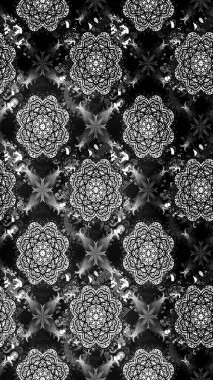 Çiçekli eskiz deseni. Suluboya çizimi. El çizimi. Gri renkli çiçekler.