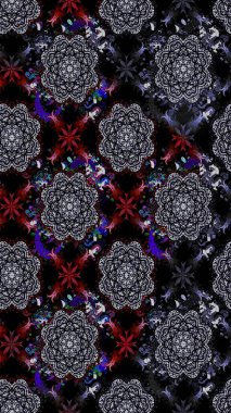 Küçük çaplı çiçeklerdeki basit şirin desenler. Tekstil veya kitap kapakları, imalat, duvar kağıtları, baskı, hediye paketi ve yapıştırma kitabı için çiçek eskizi geçmişi. Raster illüstrasyonu.