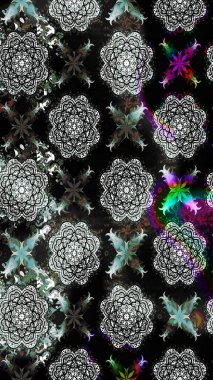 Raster güzel bir çiçek deseni çizmiş. Bahar mevsimi. Tatil havası. Nazik romantik baskı. Siyah renkte çiçekler.