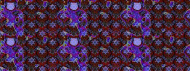 Şirin çiçek elementleri. Kahverengi renkli çiçekler. Raster illüstrasyonu. Çizim.