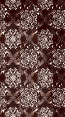 Küçük çiçekteki sevimli çiçek deseni. Raster illüstrasyonu. Tony 'nin kumaş kalıbını çiz. Modaya uygun kumaş deseni.