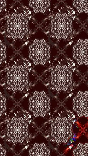 Şekil verilmiş çiçeklerle eskiz deseni. Süslü zentangle çizim dokusu, soyut çiçeklerle süslenmiş. Çiçek deseni duvar kağıdı, şablon dolguları ve web sayfası arkaplanı için kullanılabilir.