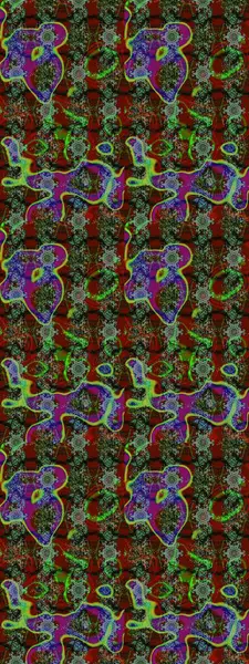 Çiçek yeşili eskiz deseni. Raster çiçek izi. Klasik taslak çizimi.