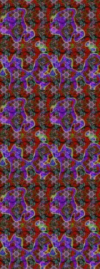 El yapımı çiçek ve bitki koleksiyonu. Raster illüstrasyonu. Eskiz tarzı kahverengi renklerde. Şirin karalamalı çiçek desenli çizim. Raster illüstrasyonu.