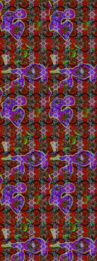 Şekil verilmiş çiçeklerle eskiz deseni. Süslü zentangle çizim dokusu, soyut çiçeklerle süslenmiş. Çiçek deseni duvar kağıdı, şablon dolguları ve web sayfası arkaplanı için kullanılabilir.