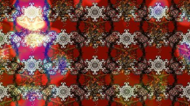 Küçük çiçekteki sevimli çiçek deseni. Raster deseni. Kahverengi renkte yaz çiçekleri. Raster illüstrasyonu.